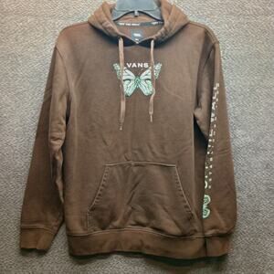 Vans Off The Wall Men Butterfly Pullover Hood Brown